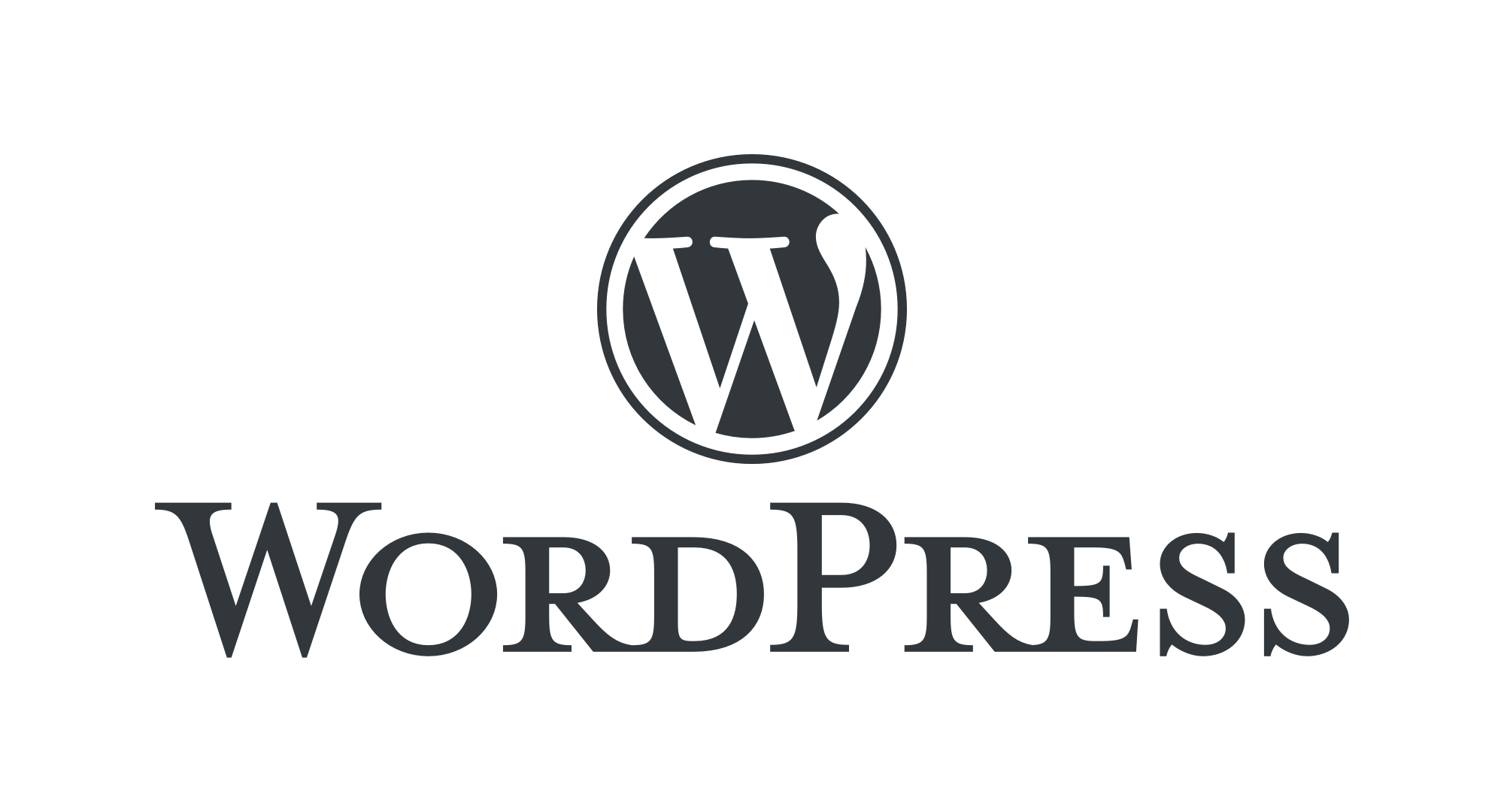 Logo sur fond transparent du CMS WordPress